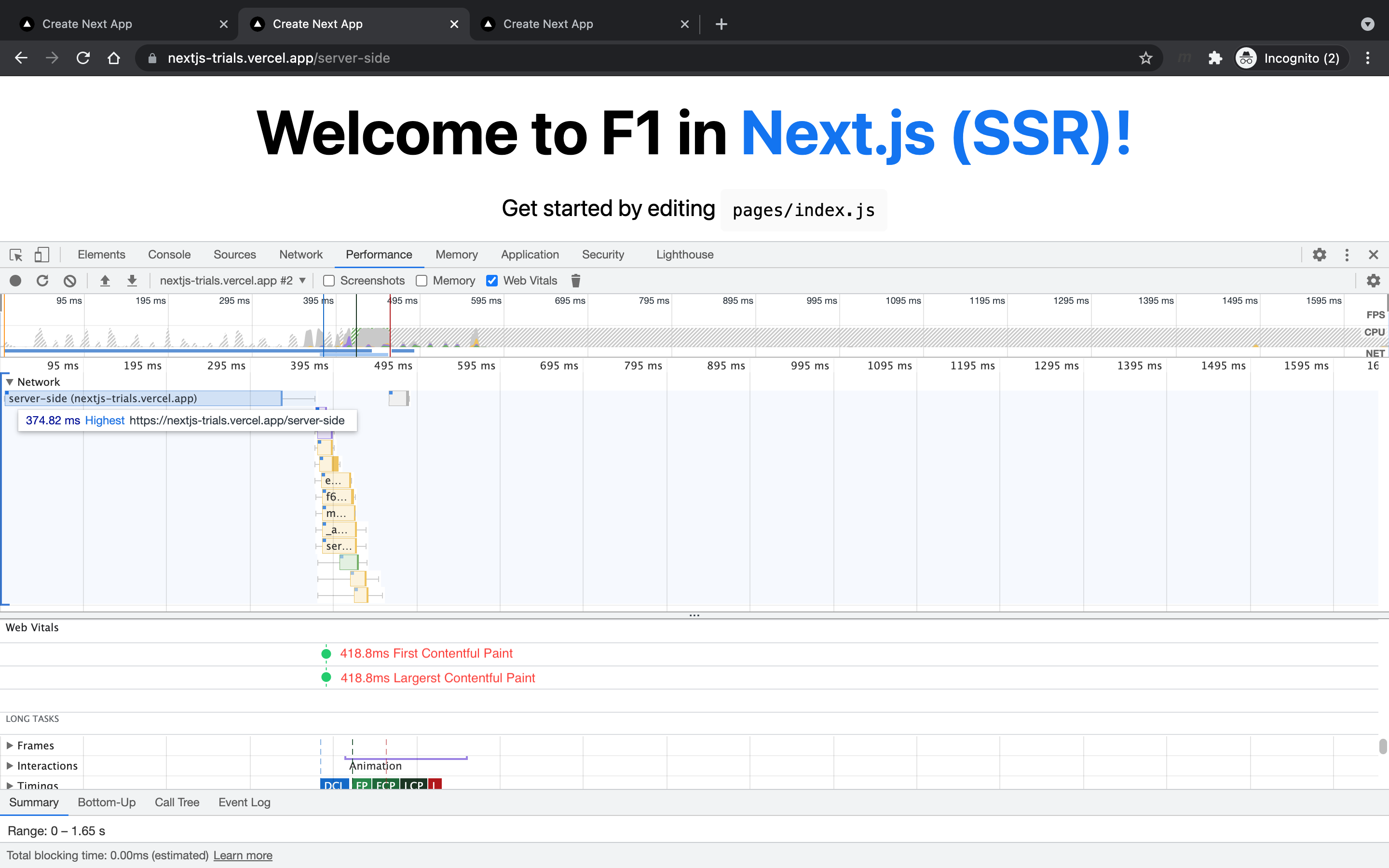 nextjs sitemap